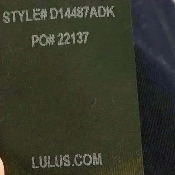 NWT Lulus Tip the Scallops Navy Scalloped Skater Dress, Womens Size Small - Picture 9 of 14